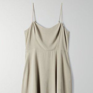 Aritzia Flirt Mini Dress in Dry Basil Green